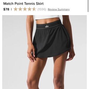 Alo Yoga Match Point Skirt